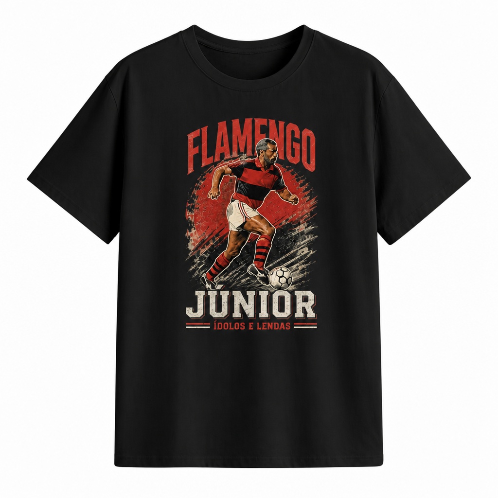 Camiseta de Poliéster Flamengo Júnior - Ídolos e Lendas